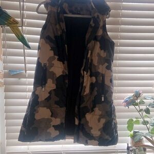 Giuliana long vest with hood size m